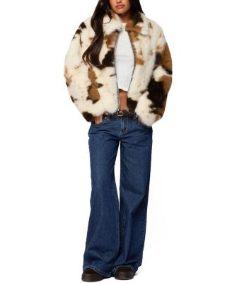  Raiyne Low Rise Wide Leg Jeans in Dark Blue Washed