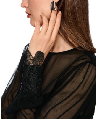  Delicate Viscose Crepe Blouse