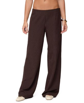  Kerie Pinstripe Low Rise Pants