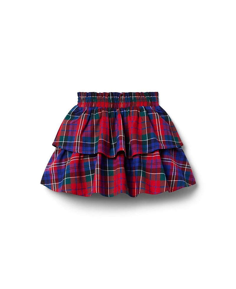 Janie and Jack Girls' Tartan Tiered Skirt - Baby, Little Kid, Big Kid