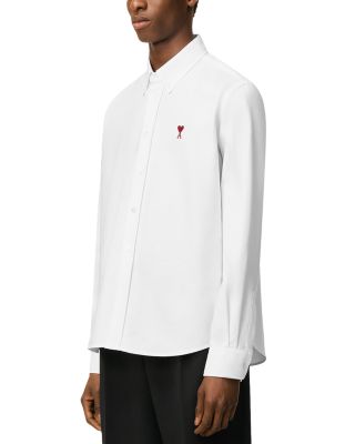 Classic Long Sleeve Shirt Button Down Collar With Embroidered ADC