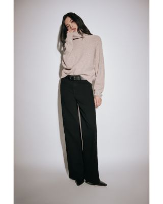 Anessa High Rise Wide Leg Jeans in Black Shadow