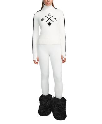  Elizabeth Knit Ski Motif Turtleneck