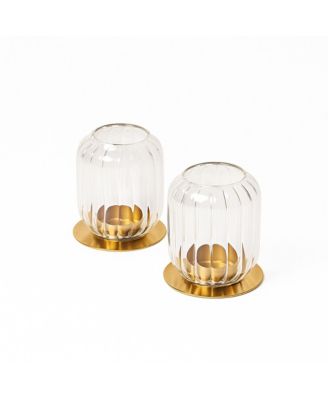 Kira Glass Lantern - Set of 2