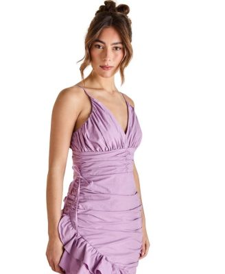 Strappy Multi Ruffle Midi Dress