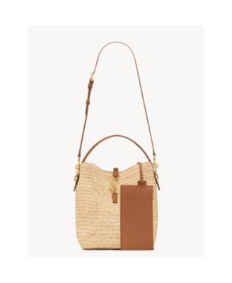 Le 37 Bucket Bag in Raffia