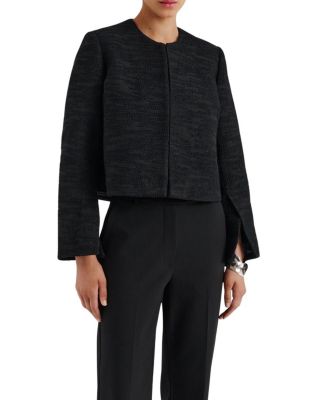 Ruthie Cropped Boucle Blazer