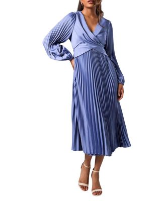 Petite Pleat Skirt Midi Dress