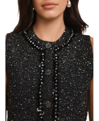  Women's Embellished Sleeveless Top
