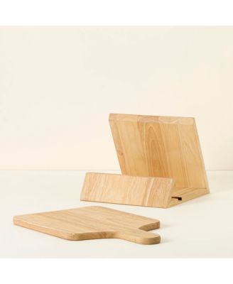  Cutting Board & Cookbook Stand by Karmic Creations