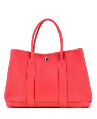 30 Garden Party Tote Leather