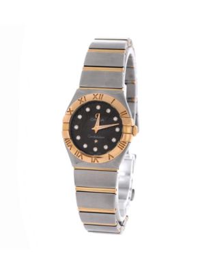  Constellation Quartz Watch in Stainless Steel and Rose Gold with Diamond Markers 25mm
