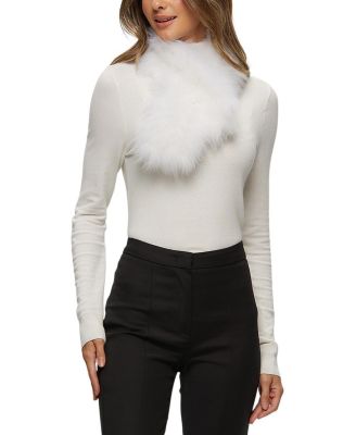  Knit Cashmere Goat Pull-Through Scarf