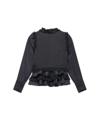  Women's Ruffle Detail Blouse