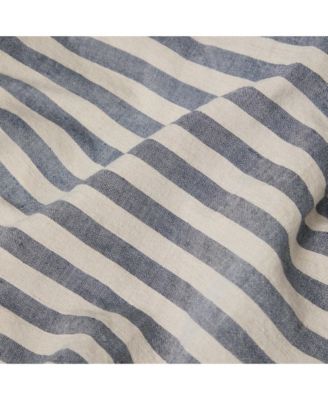 Pembroke Stripe Linen Blend Flat Sheet, King