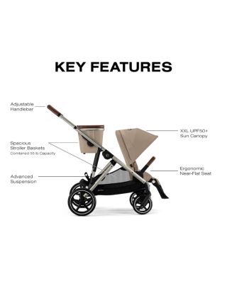 Gazelle S Stroller – Silver Frame