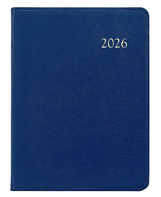  2026 Goatskin Leather Desk Diary