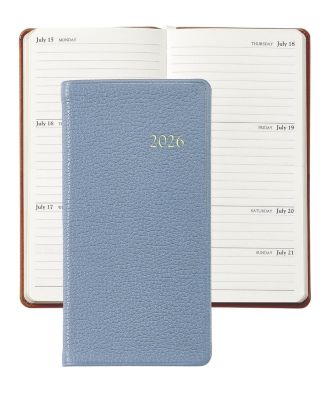  2026 Pebble Leather Pocket Datebook