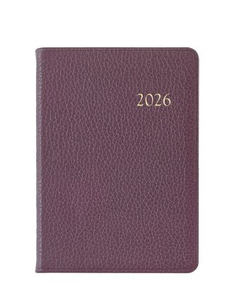  2026 Pebble Leather Weekly Notebook