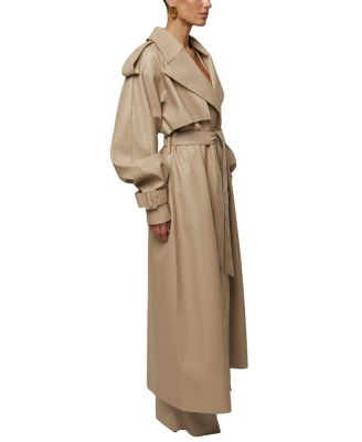  The Icon PU Leather Coat