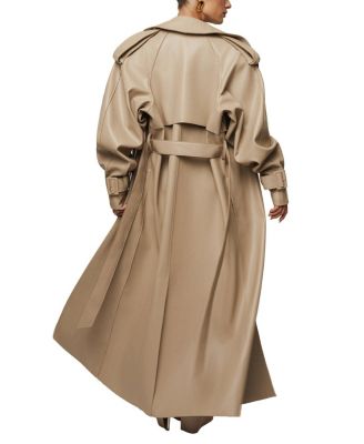  The Icon PU Leather Coat