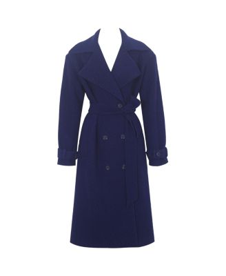  Jaelyn Wool Blend Double-Breasted Belted Coat