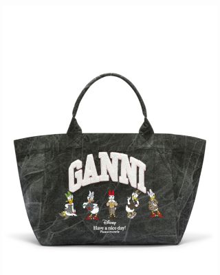 XXL Daisy Duck Bleached Canvas Tote