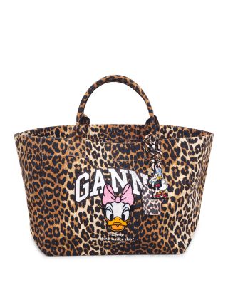XXL Daisy Duck Leopard Print Tote