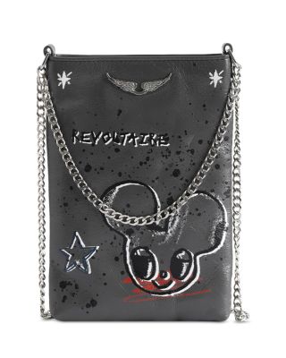 x Humberto Cruz Rock Leather Phone Pouch