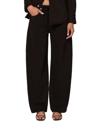 Brynn Drawstring High Rise Jeans in Carob