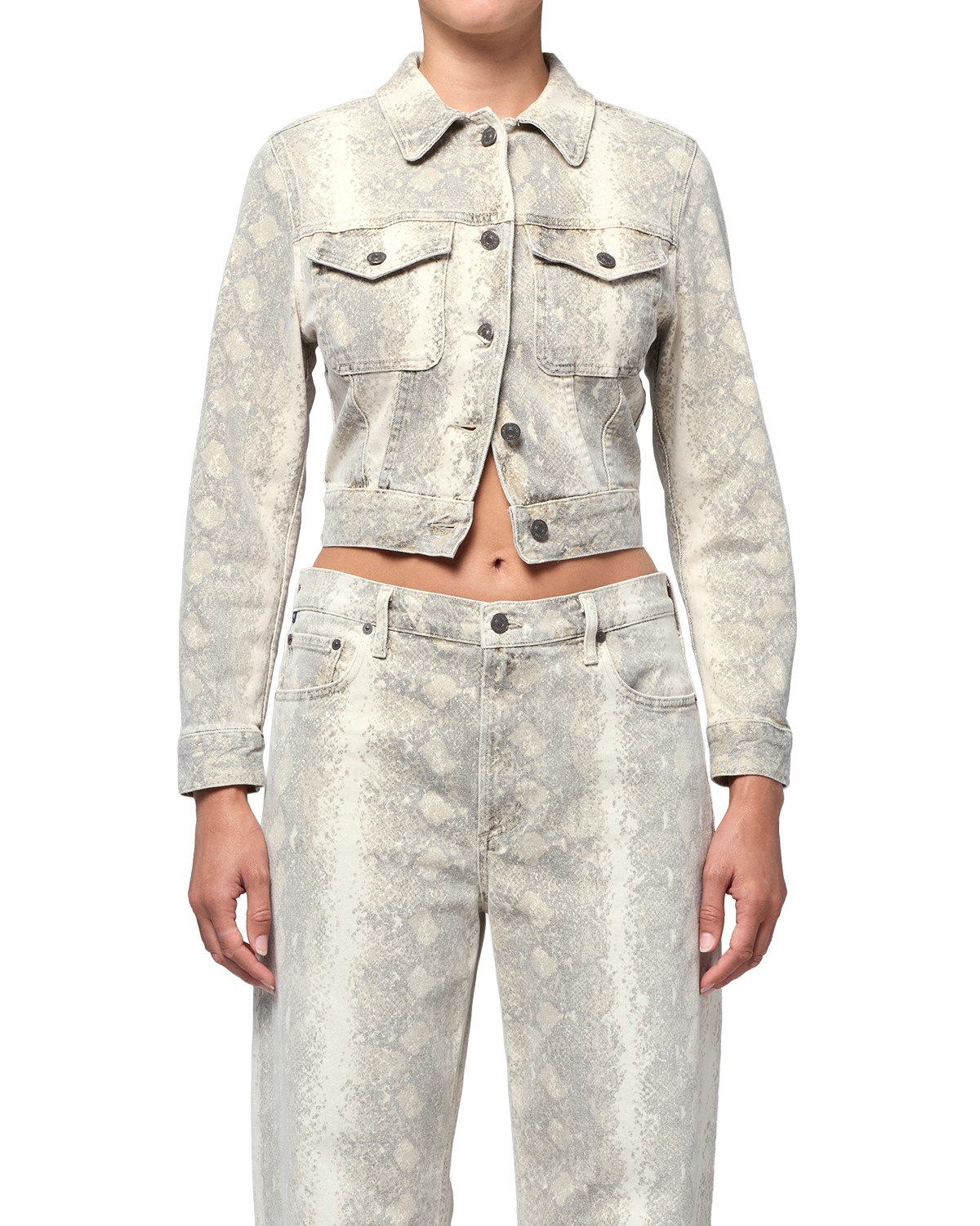 Citizens Of Humanity Citizens of Humanity Charisse Shrunken Jacket in Python