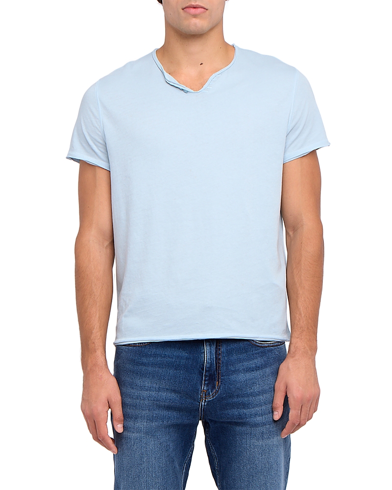 Zadig & Voltaire Monastir Rock Short Sleeve Henley Tee