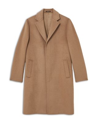 Empire Long Sleeve Relaxed Fit Wool Blend Overcoat