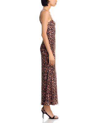 Leopard Mesh Maxi Dress - Exclusive