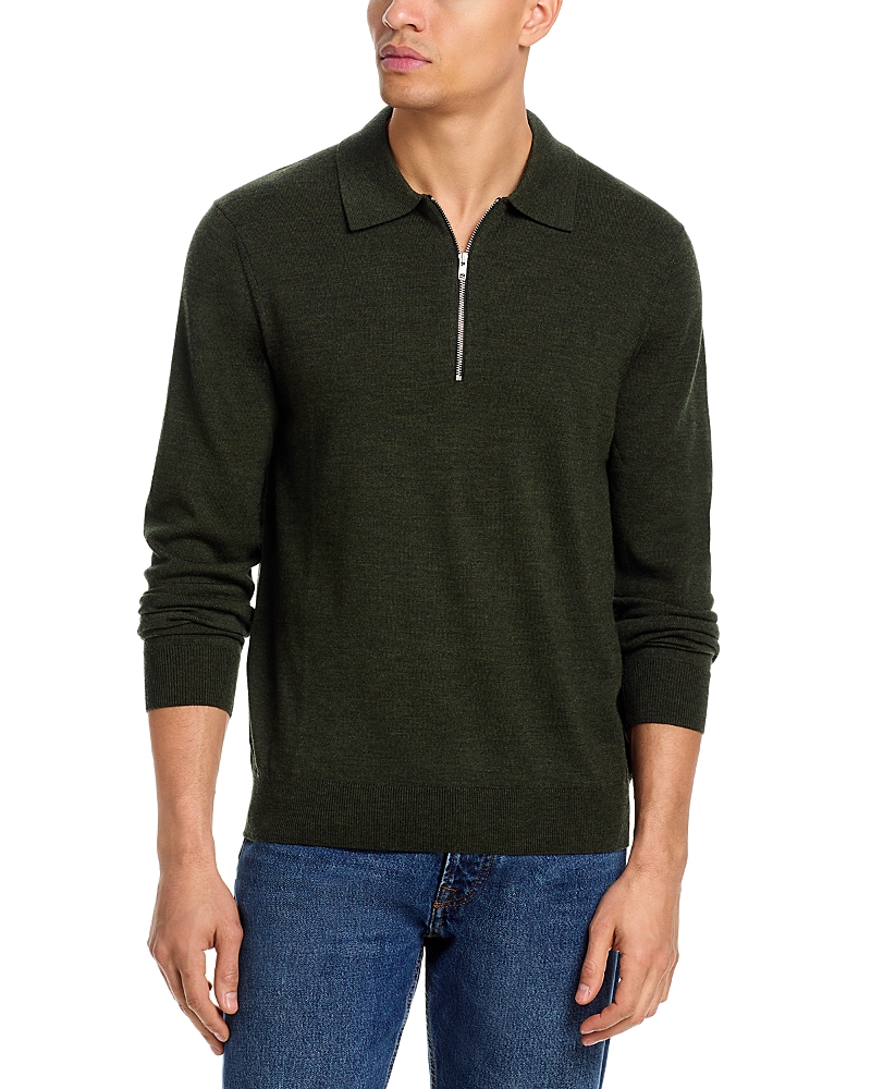 NN07 Sergio Quarter Zip Polo Sweater