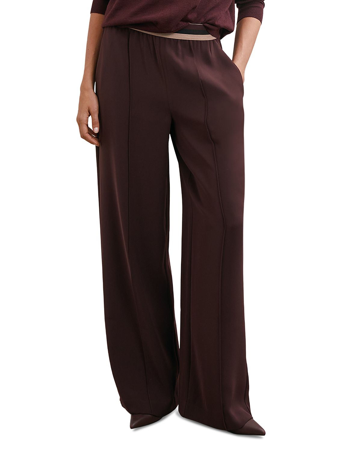 Reiss Sonnie Petite Wide Leg Pants