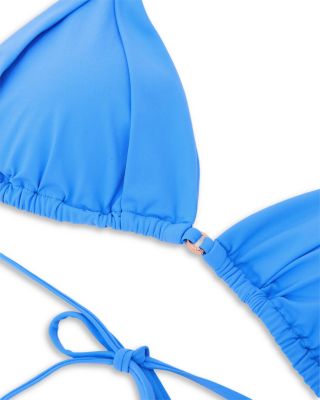 Matilda Pleated Triangle Bikini Top