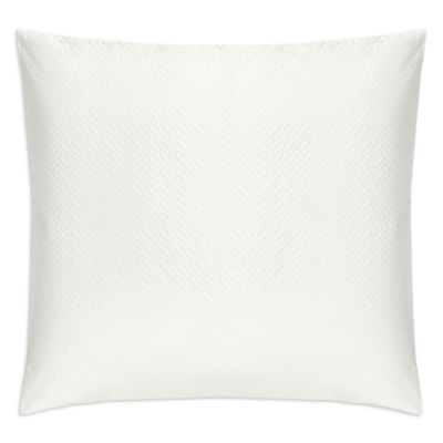 Basketweave Quilted Euro Sham