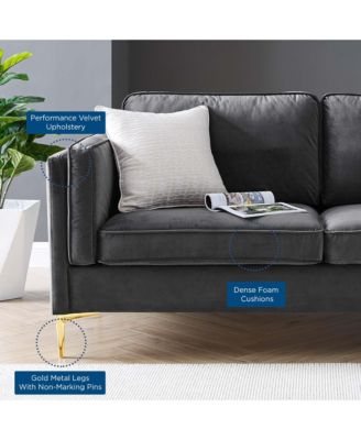 Kaiya Performance Velvet Sofa