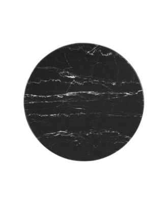 Lippa Round Artificial Marble Side Table