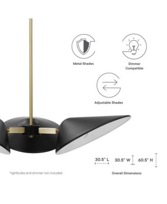 Journey 3-Light 3" Arm Pendant