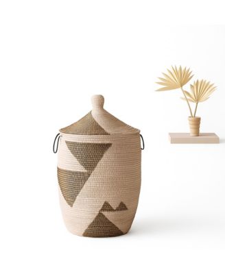  Dou Lid Storage Basket Graphic Print