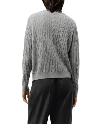  Cable Knit Baby Cashmere Cardigan