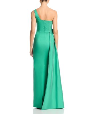 Taffeta One Shoulder Gown