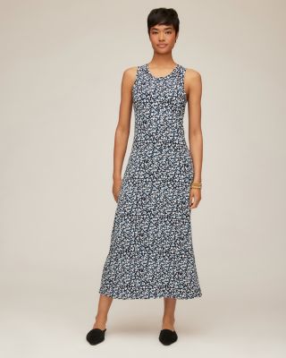 Sleeveless Side Slit Midi Dress