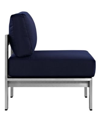 Shore Outdoor Patio Aluminum Sectional Sofa, Set of 3