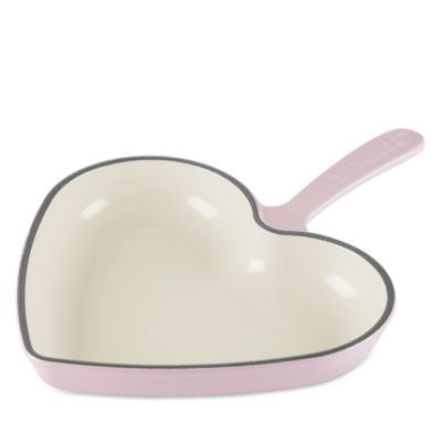 Enameled Cast Iron Heart Skillet