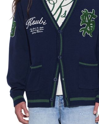 Midnight Playoff Logo Cardigan Sweater