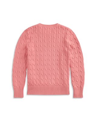 Boys' Cable Knit Cotton Sweater - Big Kid