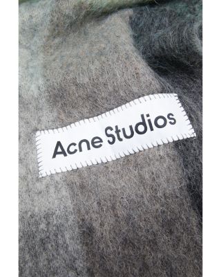 Checked Fringe Scarf